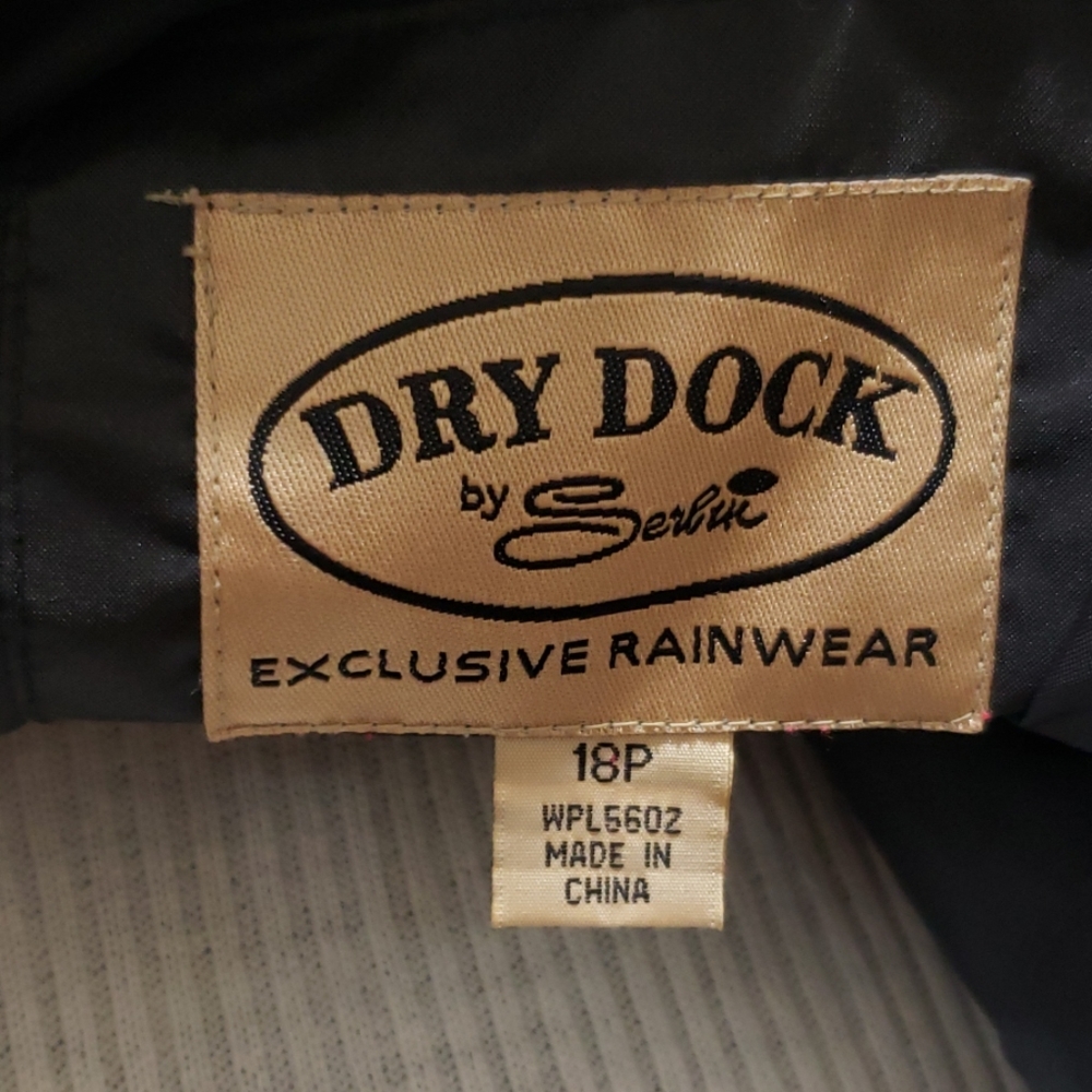 NWOT Ladies raincoat by Dry Dock - Picture 4 of 6